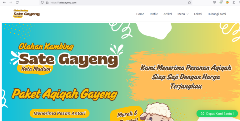 Website Kuliner